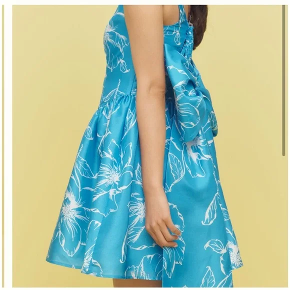 navy blue dress corsage Caspian